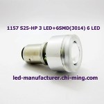 1157 S25-HP 3 LED+6SMD LED