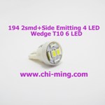 194 Wedge T10-6 LED Side Emitting-W 