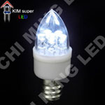 E12 T20 bulbs-6LED 