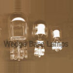 Wedge Base Lamps 